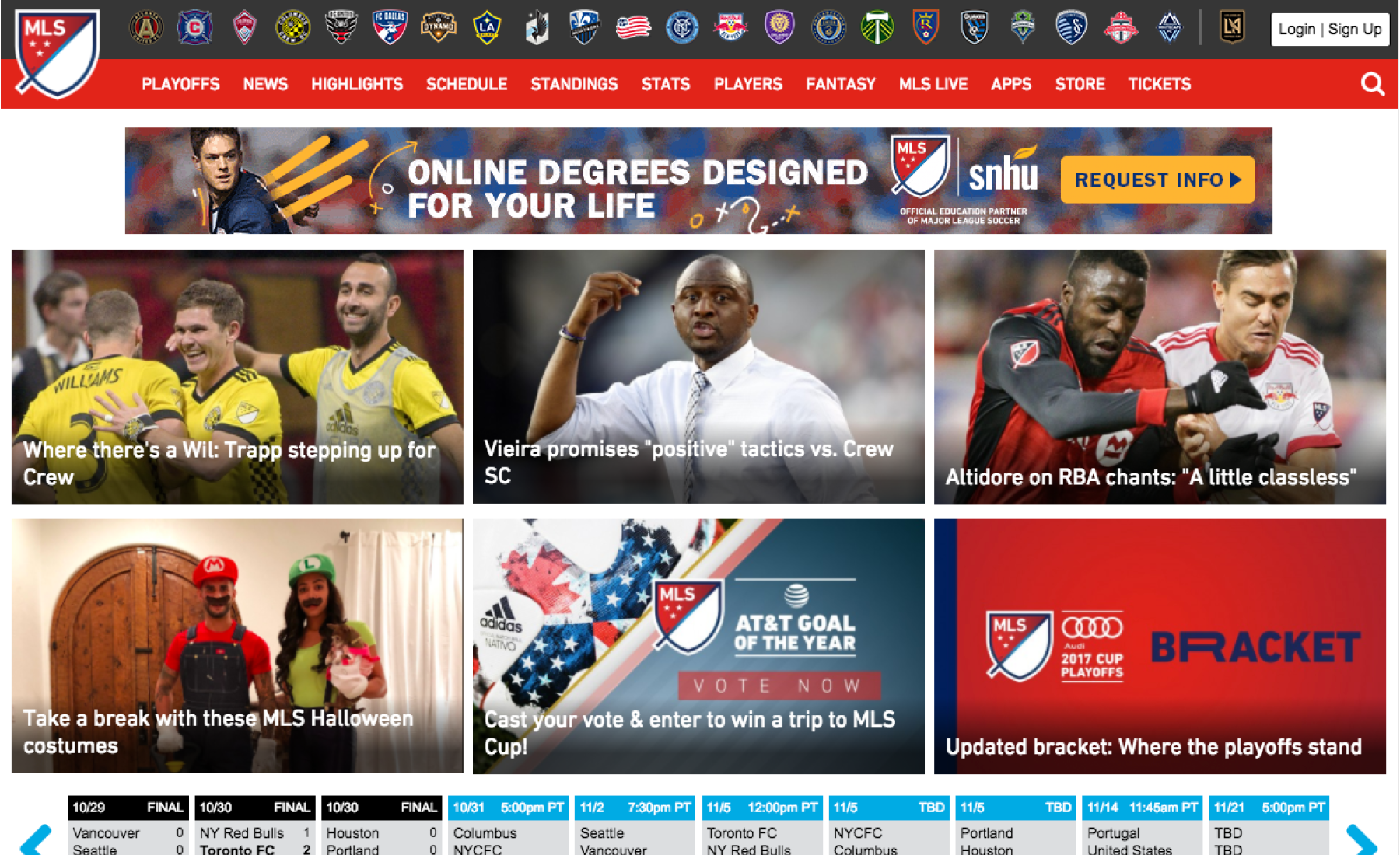 MLS Homepage