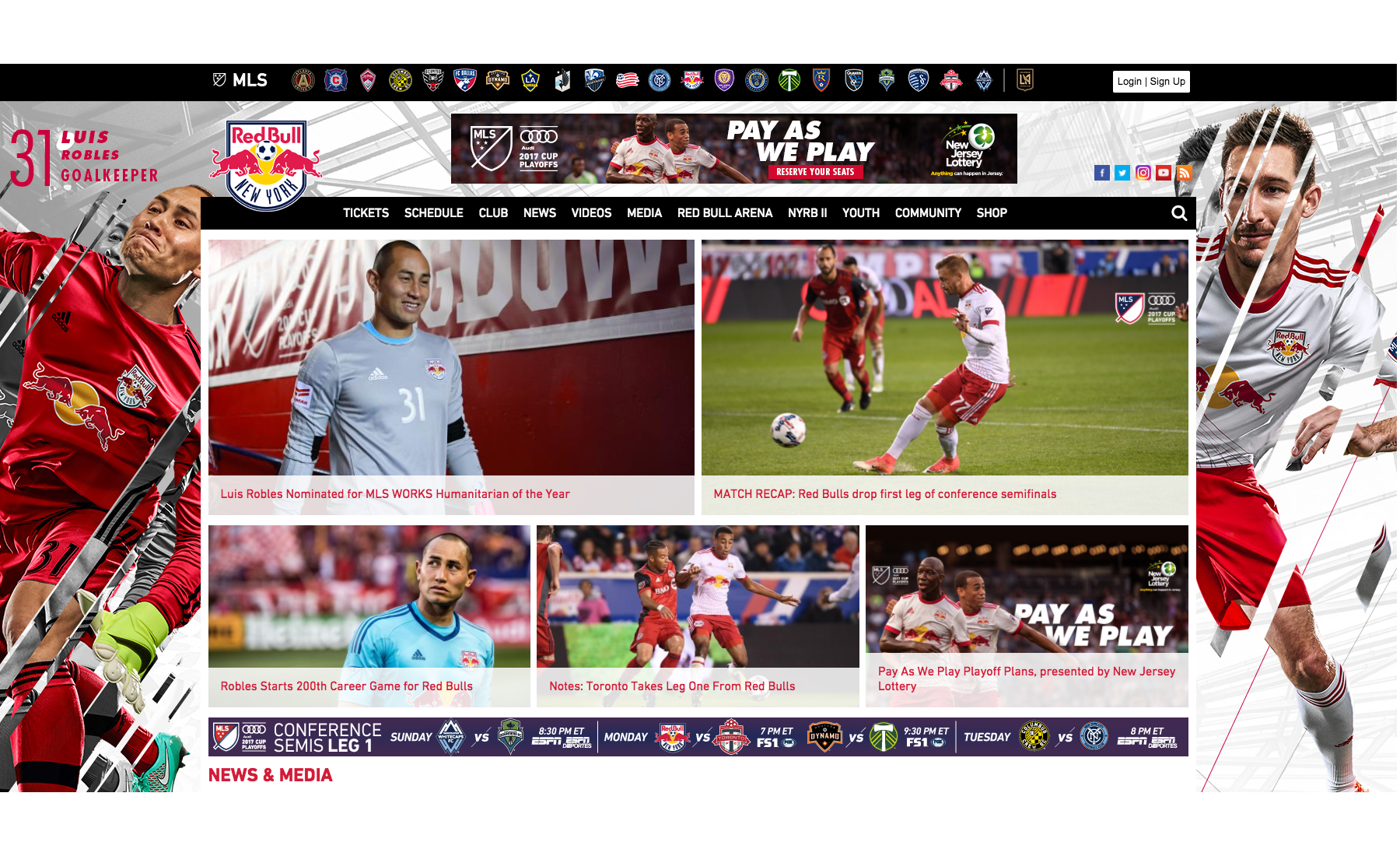 Team Branded Site within MLS