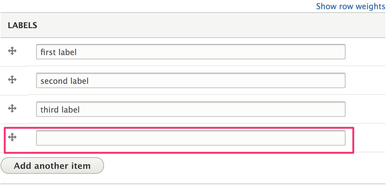 Labels field pre-save