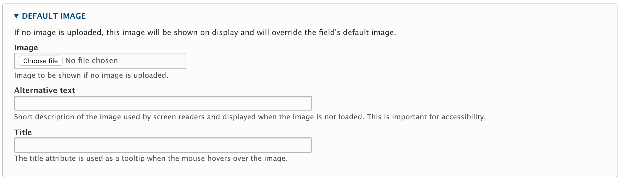 Default image (No JS)