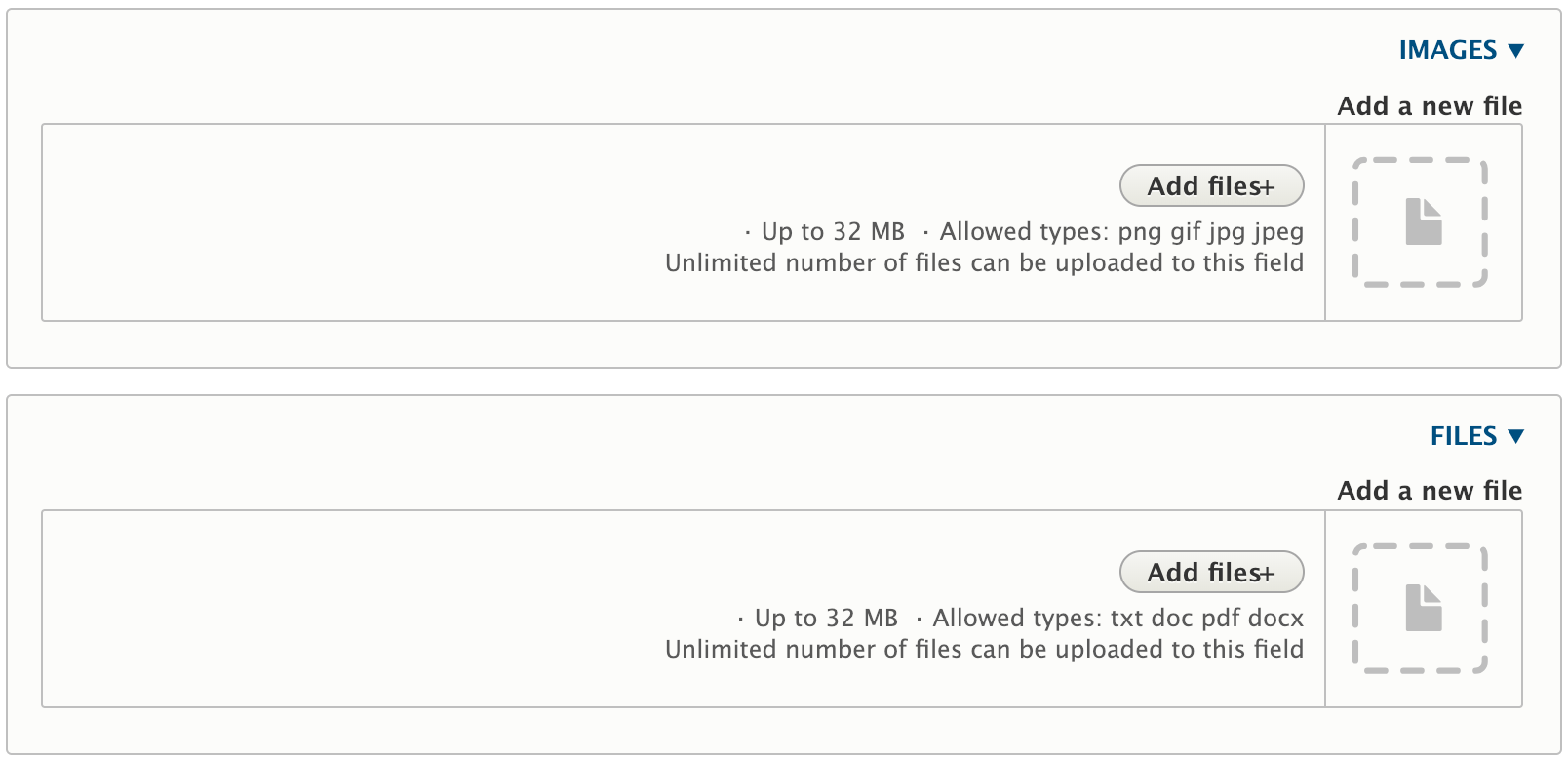 Multi file/image field (RTL)