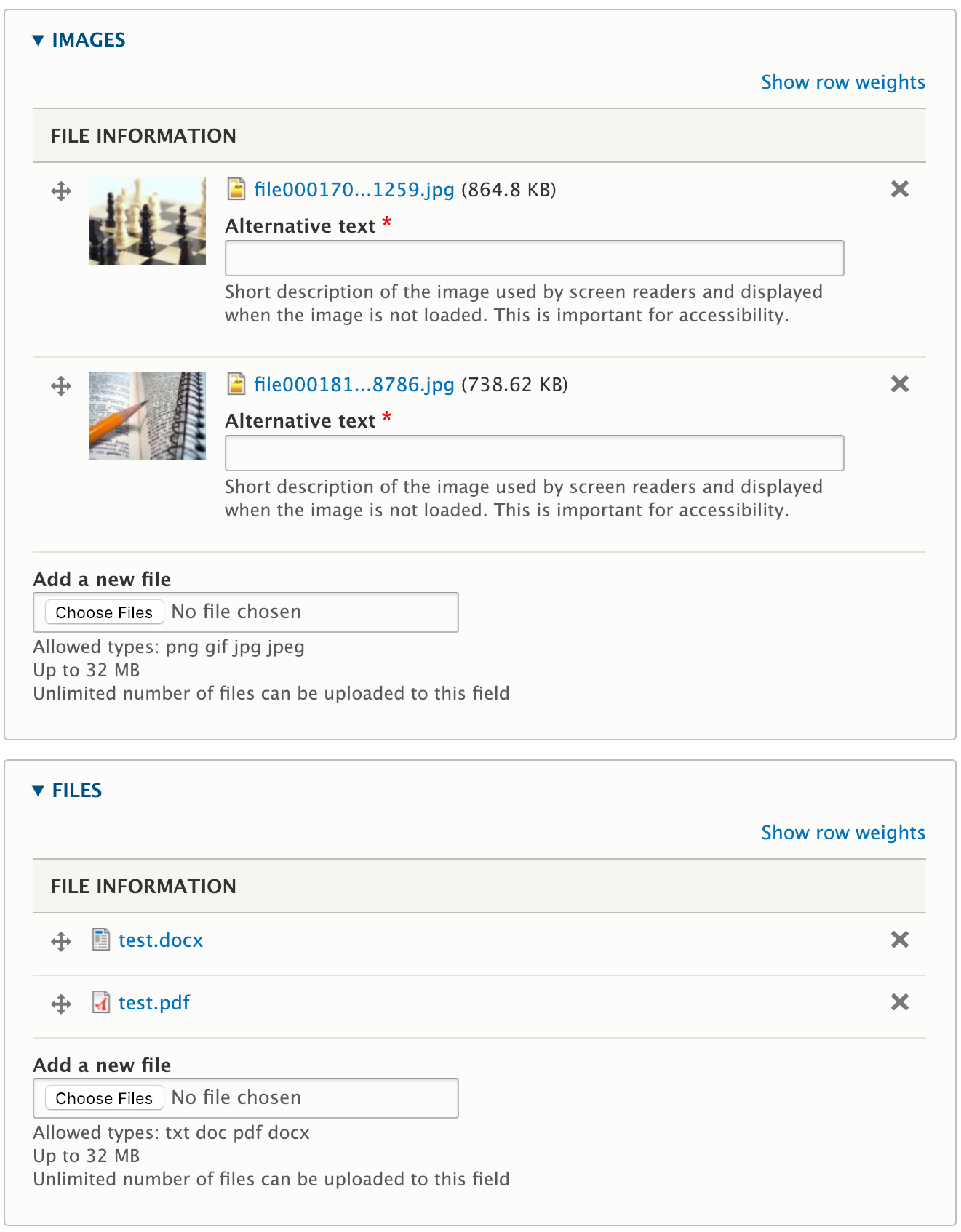 Multi file/image field uploaded (No JS)