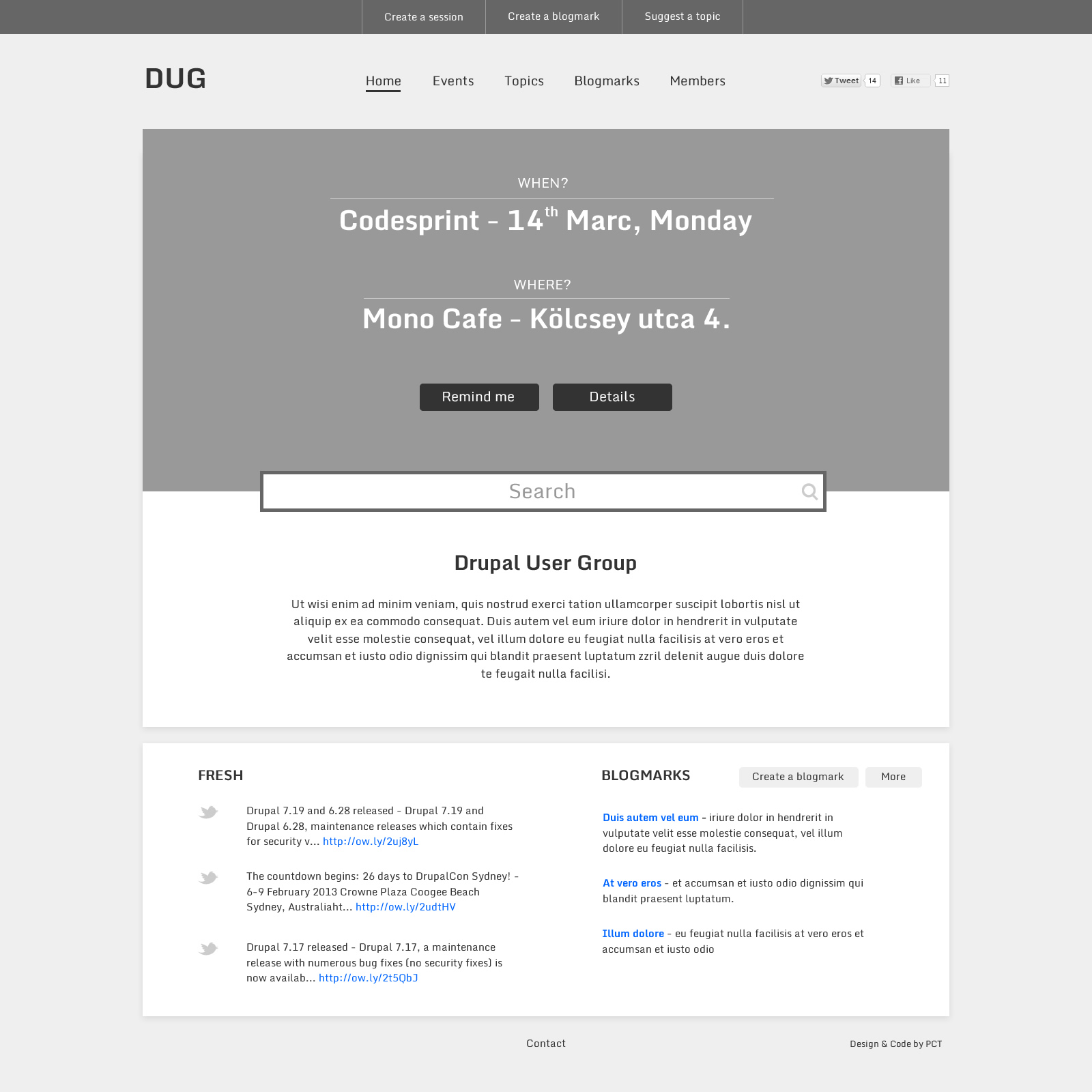 Main page