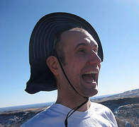 greggles on a windy day in Colorado