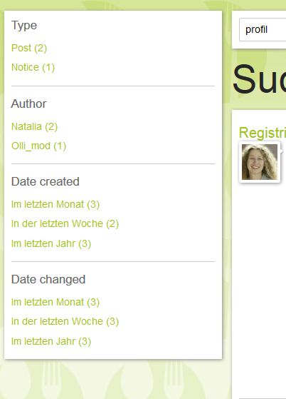 facet search