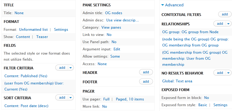 View of group nodes based on current users group memberships without using contextual filters