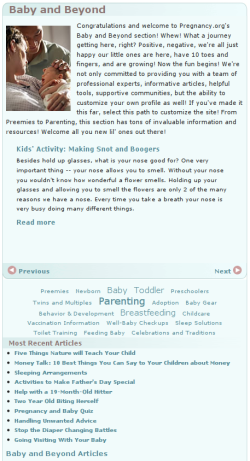 Pregnancy.org screenshot