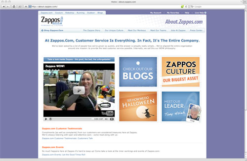About.Zappos.com