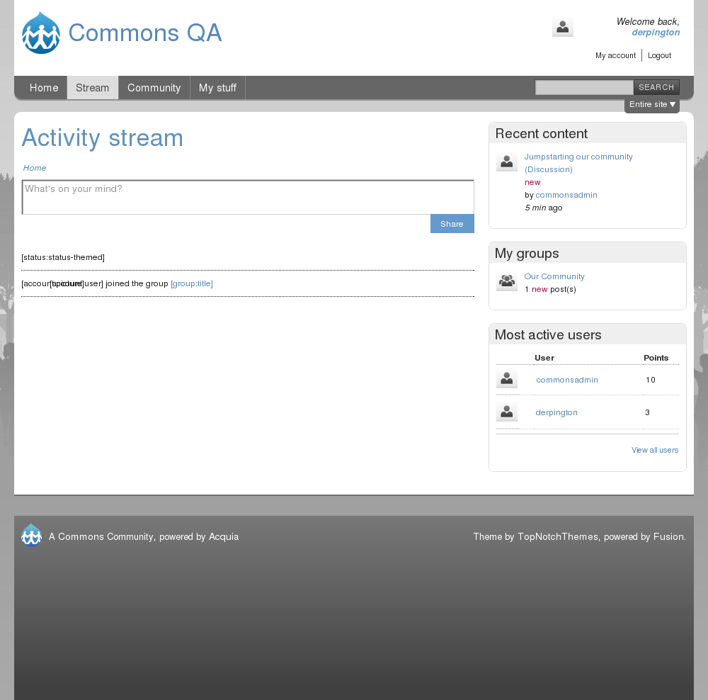 Activity log should clear message caches for upgrading sites [1352140