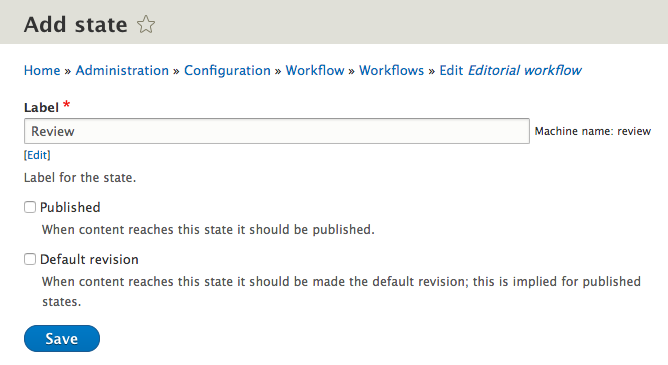 Content moderation add state