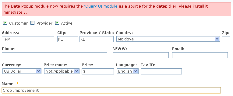 Before Jquery Installed