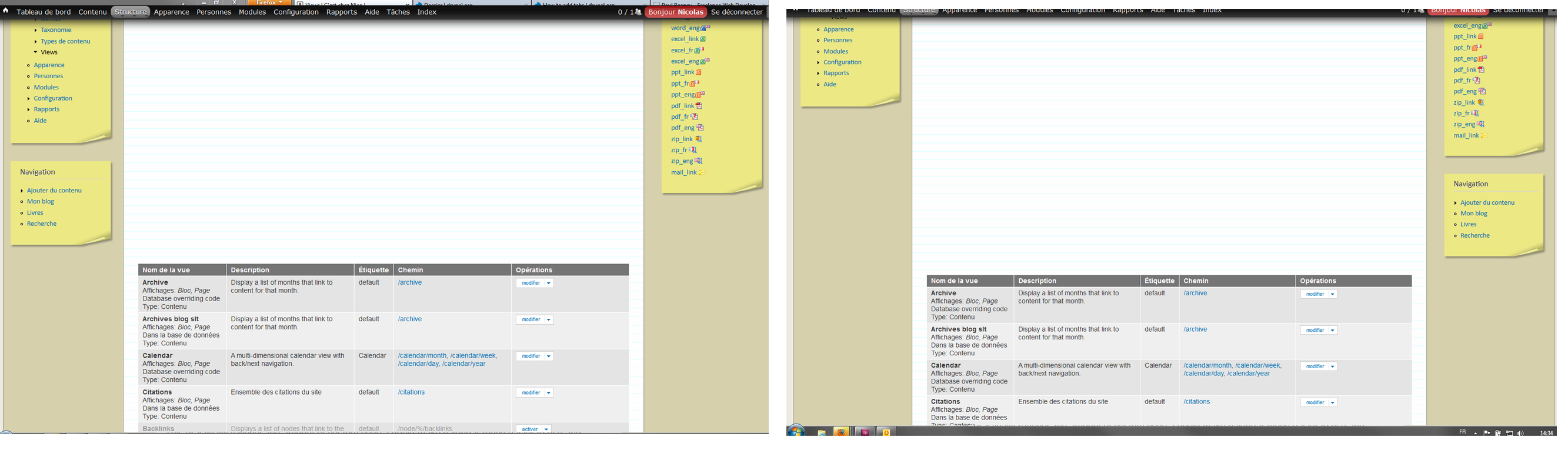 screen shot