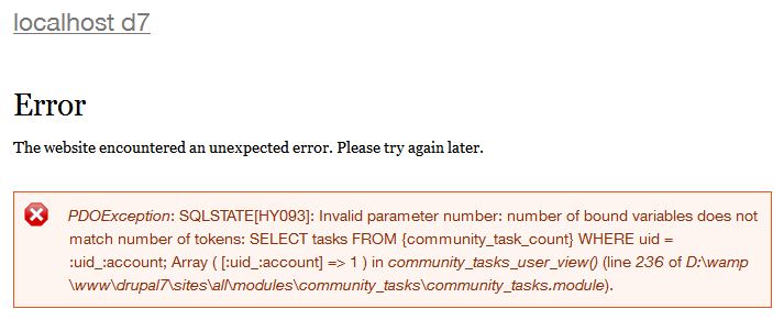 error