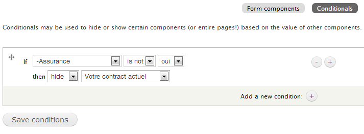 Conditional confs