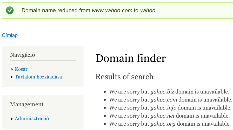 Search www.yahoo.com