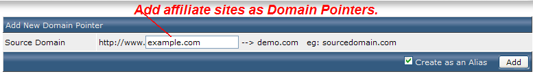 Adding top level domains to Direct Admin