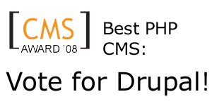 Vote for Drupal as best PHP CMS