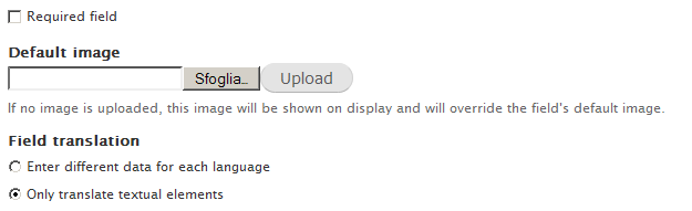  Enter a different value for each language / Translate only textual elements