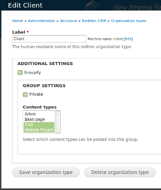 Groupify organization bundles