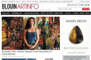 Artinfo.com frontpage screenshot