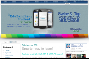 Home page view screenshot