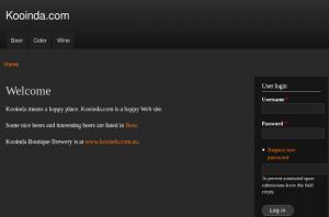 Kooinda.com home page expalining Kooinda is a happy place.