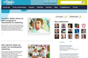 web portal for Danish National Center for Teaching of Natural Sciences and Healt