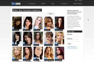 Fanzee homepage screenshot