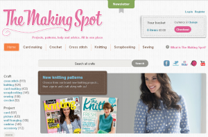 The Making Spot Homepage Screenshot