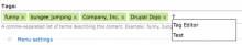 Tag editor