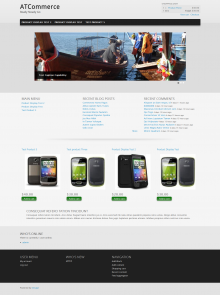 AT Commerce with Responsive Slideshow, Grid layout and Commerce Module Styles