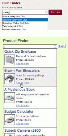 Examples of Autocomplete Node Finder