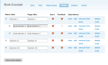Book helper order tab