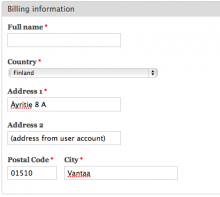 Commerce Extra Address Populate