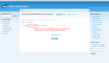 If so configured, Question Authors can extend the time their questions remain open