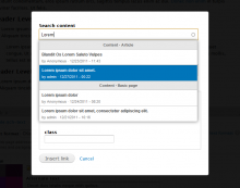 Linkit 7.x-2.x UI.