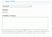 Nodes in block