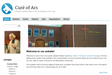 Parish theme sample website image