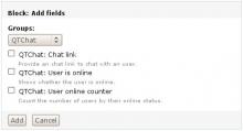 QTChat Views fields
