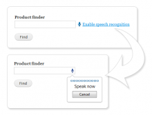 Examples of speech administration and usage of speech recognition.