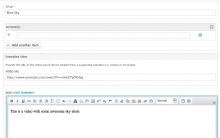 Video Embed Field - Creating a Node