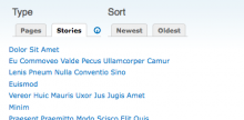 Views Display Tabs exposes a view's displays as AJAXified tabs
