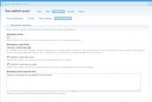 Webform events