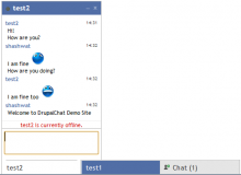 DrupalChat User Offline