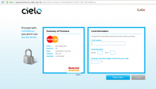 Buyers are redirected to Cielo's payment interface.