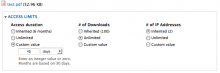 Commerce File - field widget preview