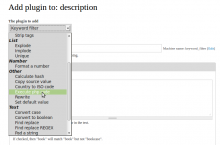 The plugin to add