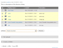 FileBrowser in action