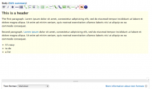 Markdown editor with preview by Ajax markup