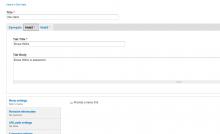Node edit form with custom title